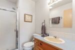 Large countertops in every bathroom 